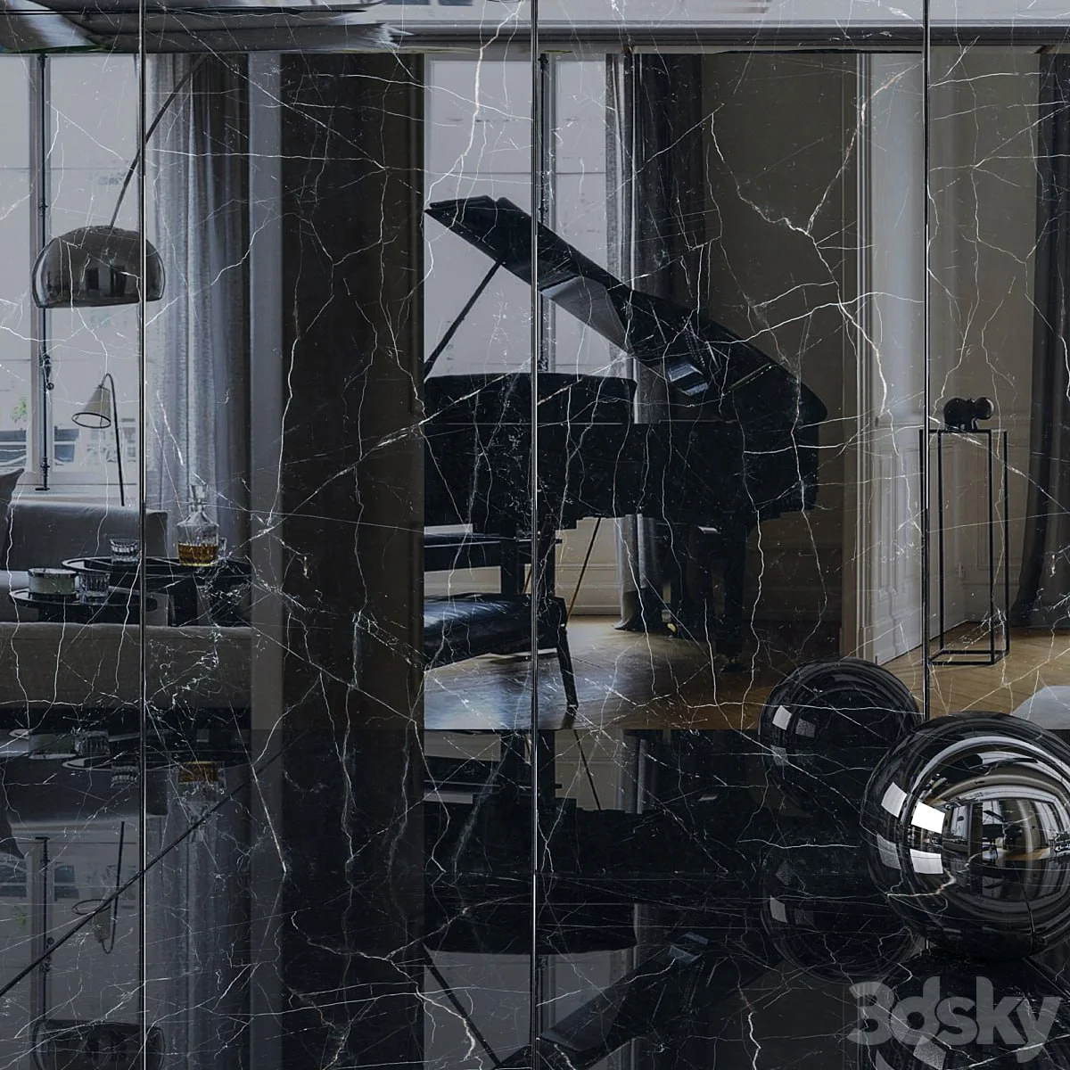 Wall tiles 294 Dream Black